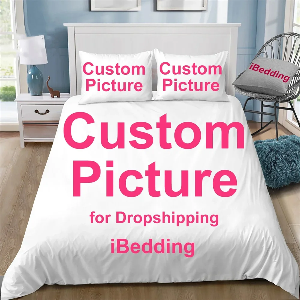 Custom Duvet Cover Personalised Bedding Set Any Picture Can Be Customized for Friend Family Best Gifts Quilt Cover Bedroom Decor