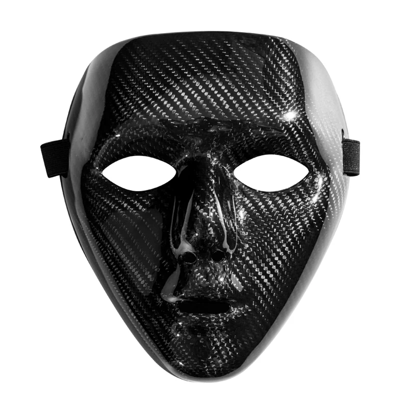 Outdoor Sports Carbon Fiber Masked Dancer Mask Halloween Performance Creative Props