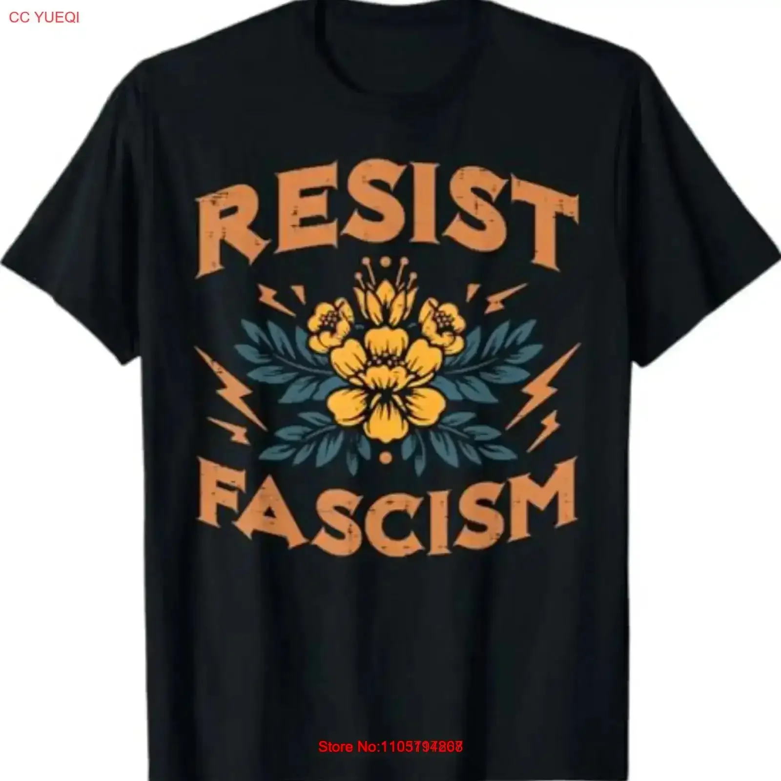 Resist Floral Protest Civil Rights Kids T Shirt vintage Washed graphic Casual Comfortable Top For Everyday Wear vintage Washed