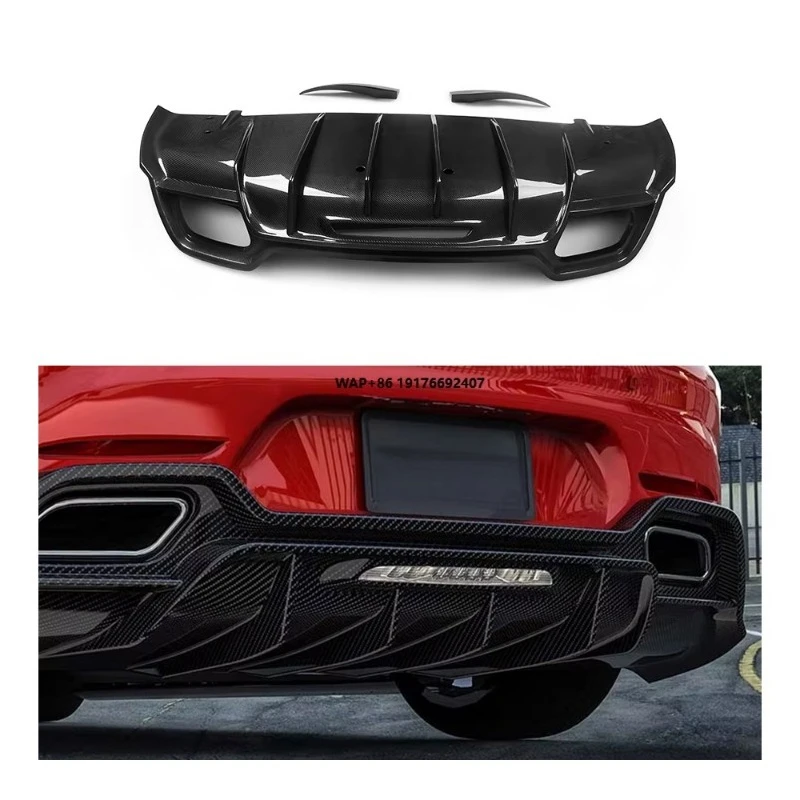 For GT GTS C190 Ver1 Body Kit Carbon Fiber Rear Bumper Lip Diffuser Spoiler Splitter New Condition