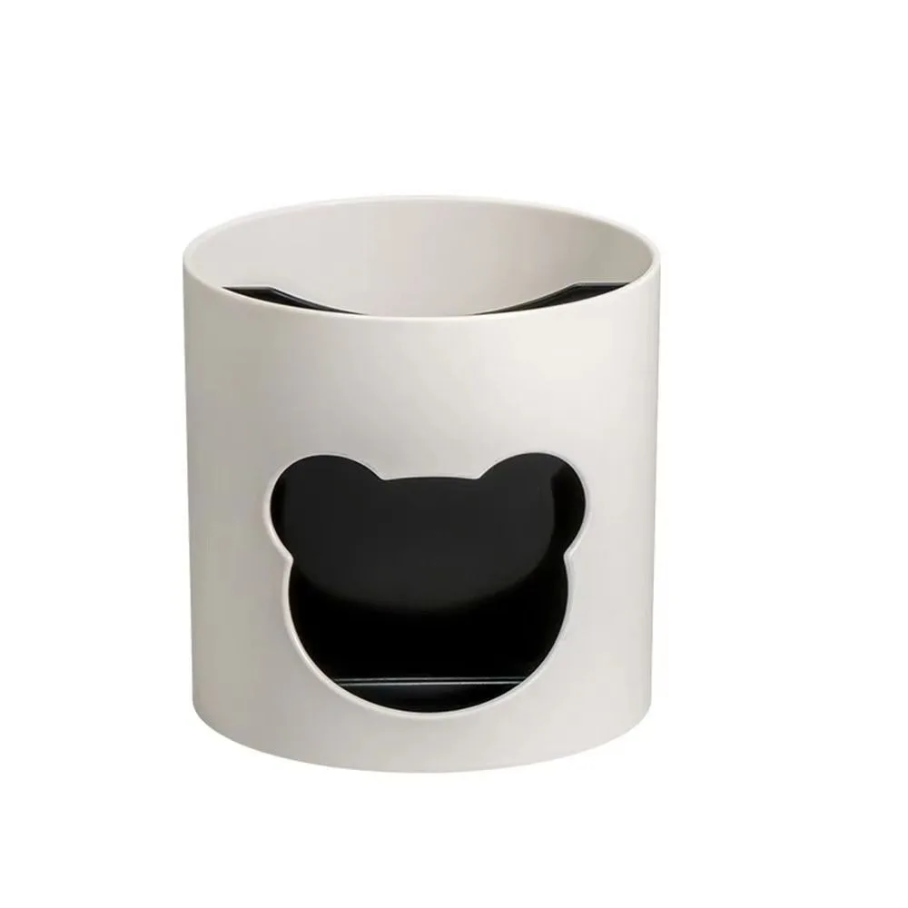 Cute Desk Pen Holder Multifunctional Little Bear Pencil Cup Pot INS Style Large Capacity Desktop Storage Organizer