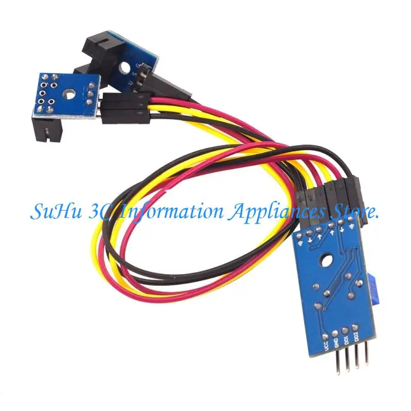 Small Format Two Input Module for Electronics Builds, Cable Based Speed Monitor Board with 20 Cable for Experiments, Project
