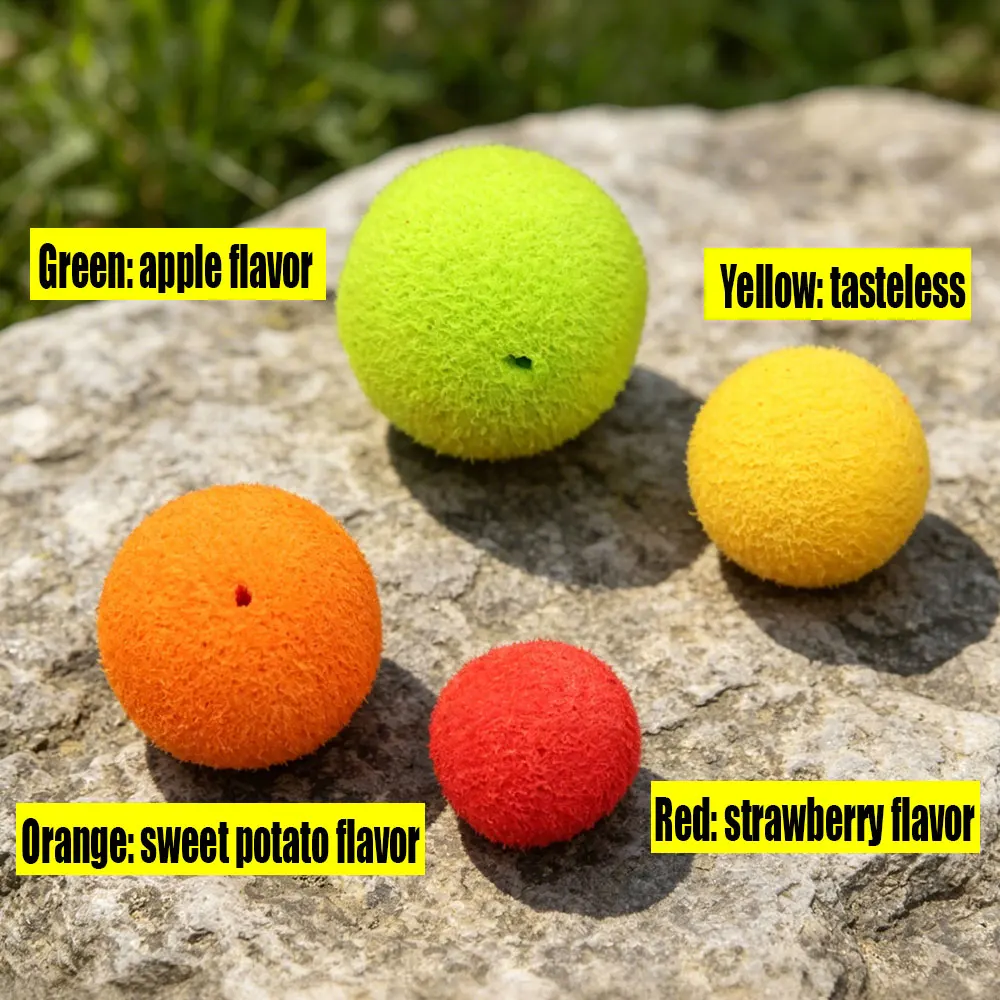 A Box Carp Fishing Boilies Method Feeder Carp Bait Lure Pop Up Hair Rig Floating EVA Foam Ball For Fish Accessories Tackle