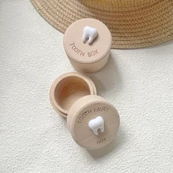 1pcs Baby Tooth Box Children's Tooth Collection Commemorative Box Storage Box Baby Shower Party Supplies