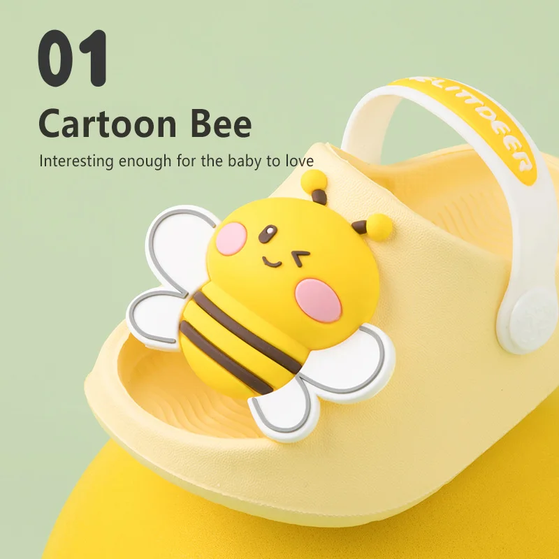 Детские сандалии MELITTDEER — тапочки для мальчиков и девочек, летние сандалии, Новое поступление 2025, мягкое и домашнее использование, мультяшные животные