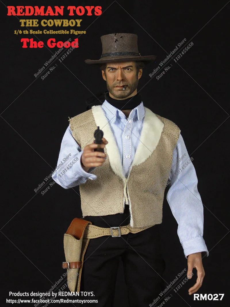 En Stock, juguetes REDMAN RM027, escala 1/6, vaquero occidental coleccionable, Arthur Morgan, el bueno, modelo de figura de acción de soldado masculino de 12 pulgadas