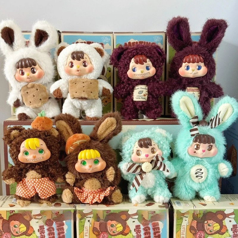 

LITTLE BUNS Melting Together Series Blind Box Cute Anime Figure Bunny Surprise Bag Mystery Box Collect Vinyl Face Doll Toys Gift