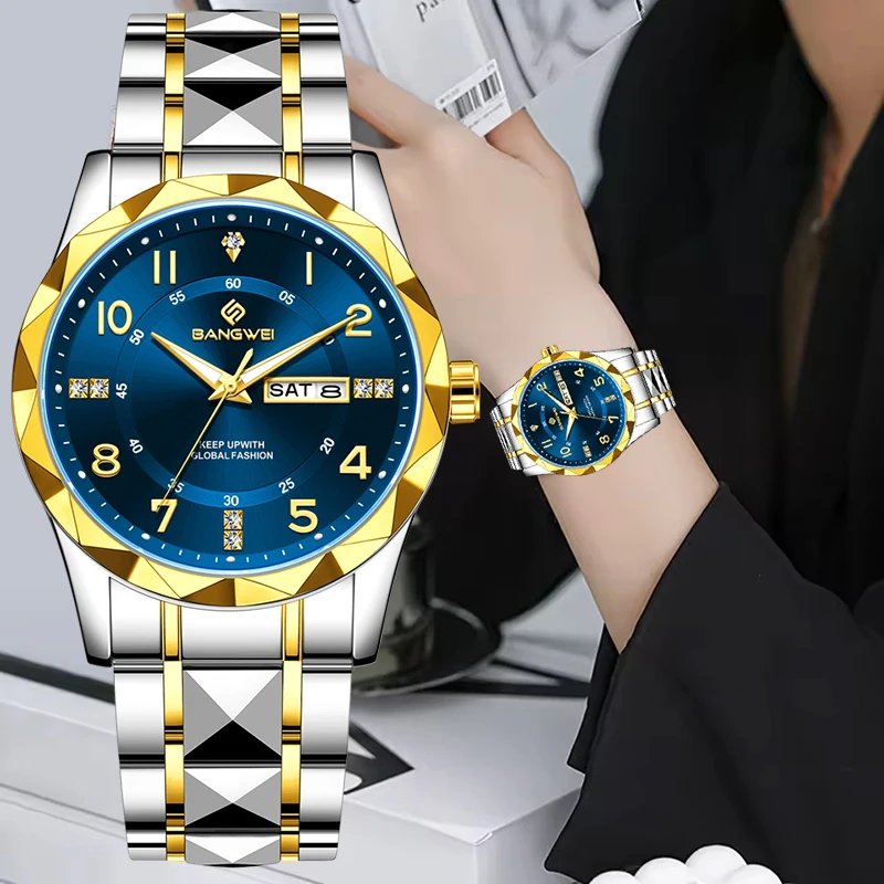 

Женские часы LIGE BANGWEI, лучшие брендовые роскошные часы с бриллиантами для женщин, модные элегантные водонепроницаемые светящиеся кварцевые женские наручные часы