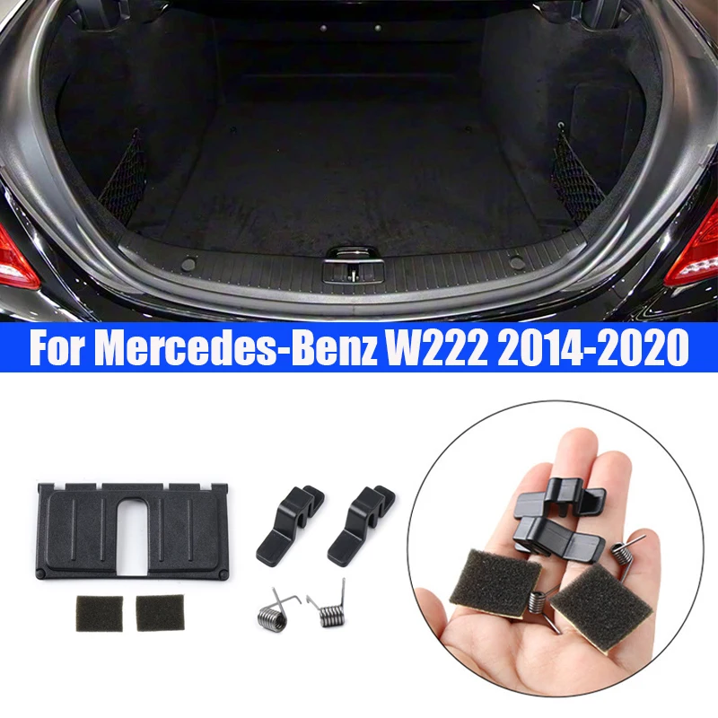 

Car Rear Door Inner Trim Panel Tail Cover Lock Cover Repair Kit Trunk Lids For Mercedes Benz S Class W222 14-20 Accessories