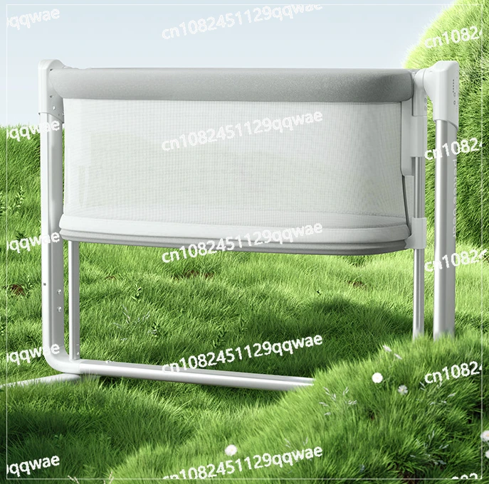 Multifunctional Baby Crib for Newborn, Portable, Foldable, Mobile Baby Cradle, Splicing Big Bed