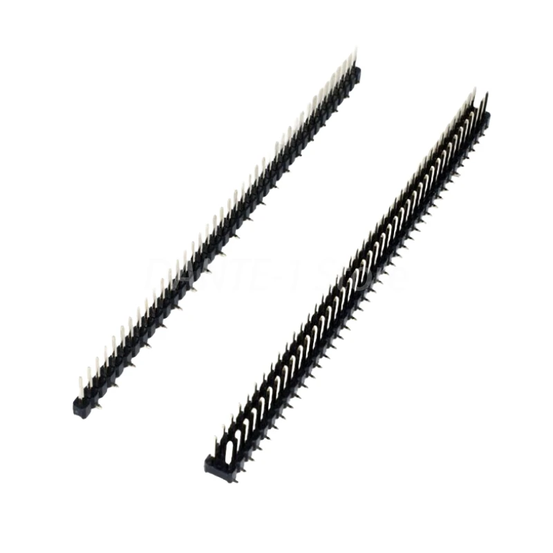 Single row SMD pin header 1x40 pitch 2.54mm double row 2×40pin SMT vertical patch