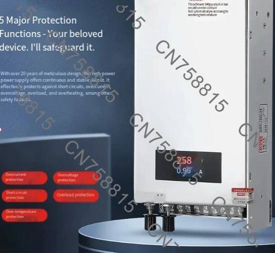 Adjustable 0-24V Charging 0-36V 0-60V 0-80V，DXS-500 Switching Power Supply 0-48V DC 500W Digital Display
