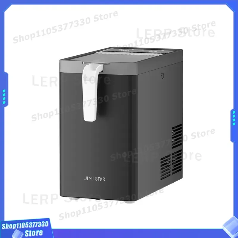 Electric Portable Ice Maker 10kg/day Ice Cube Output 6 Bullets 6-8 Mins Production with Bottled Water Feature for