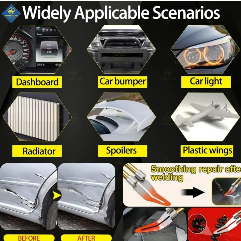 3000/1200/200pcs Hot Stapler Plastic Welding Machine Car Bumper Repair Kit PVC Plastic Repairs Hot Stapler Staples Soldering Gun