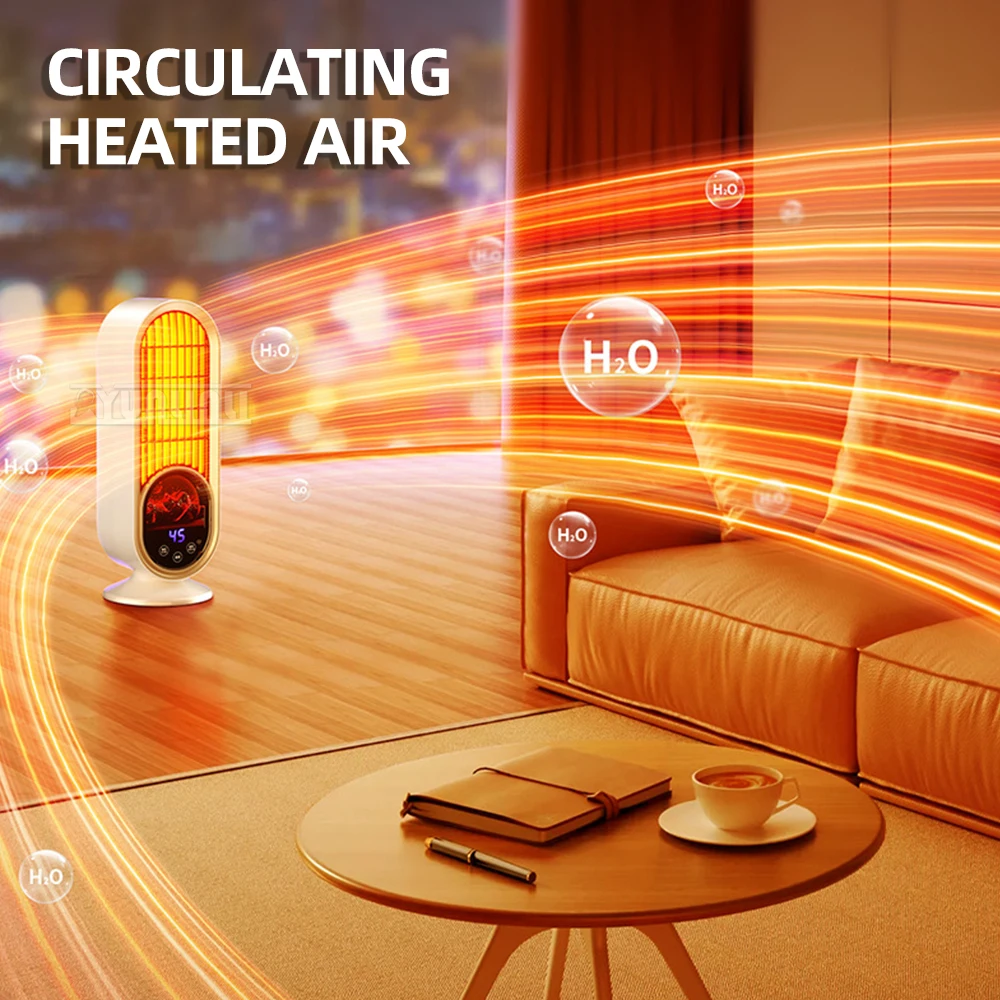 Portable Desktop Warm Air Blower Heating Machine PTC Energy Saving Warmer High-power Winter Heater