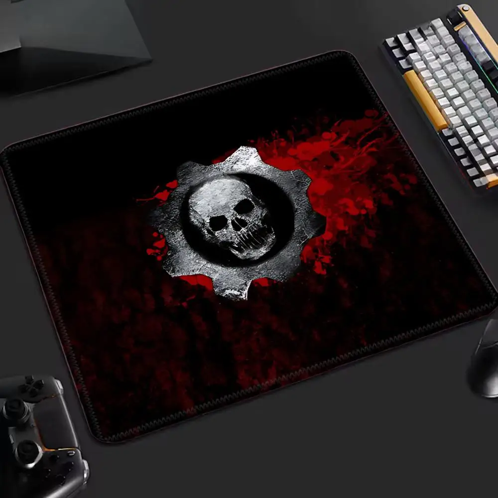 Gamer G-Gears Of W-WarS Mouse Pad Cartoon rubber Small mouse pad desktop computer office keyboard e-sports ROGs game