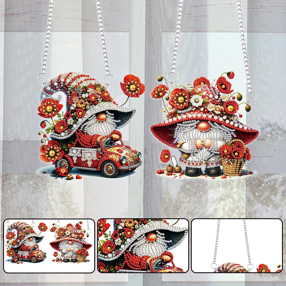 DIY Diamond Painting Kit Hanging Art Decor Portable Creative Craft for Home Office Room Decoration
