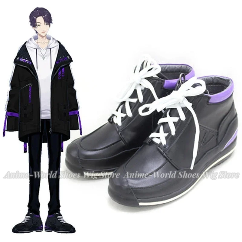 Vtuber Hololive Kenmochi Toya Scarpe Cosplay Stivali su misura