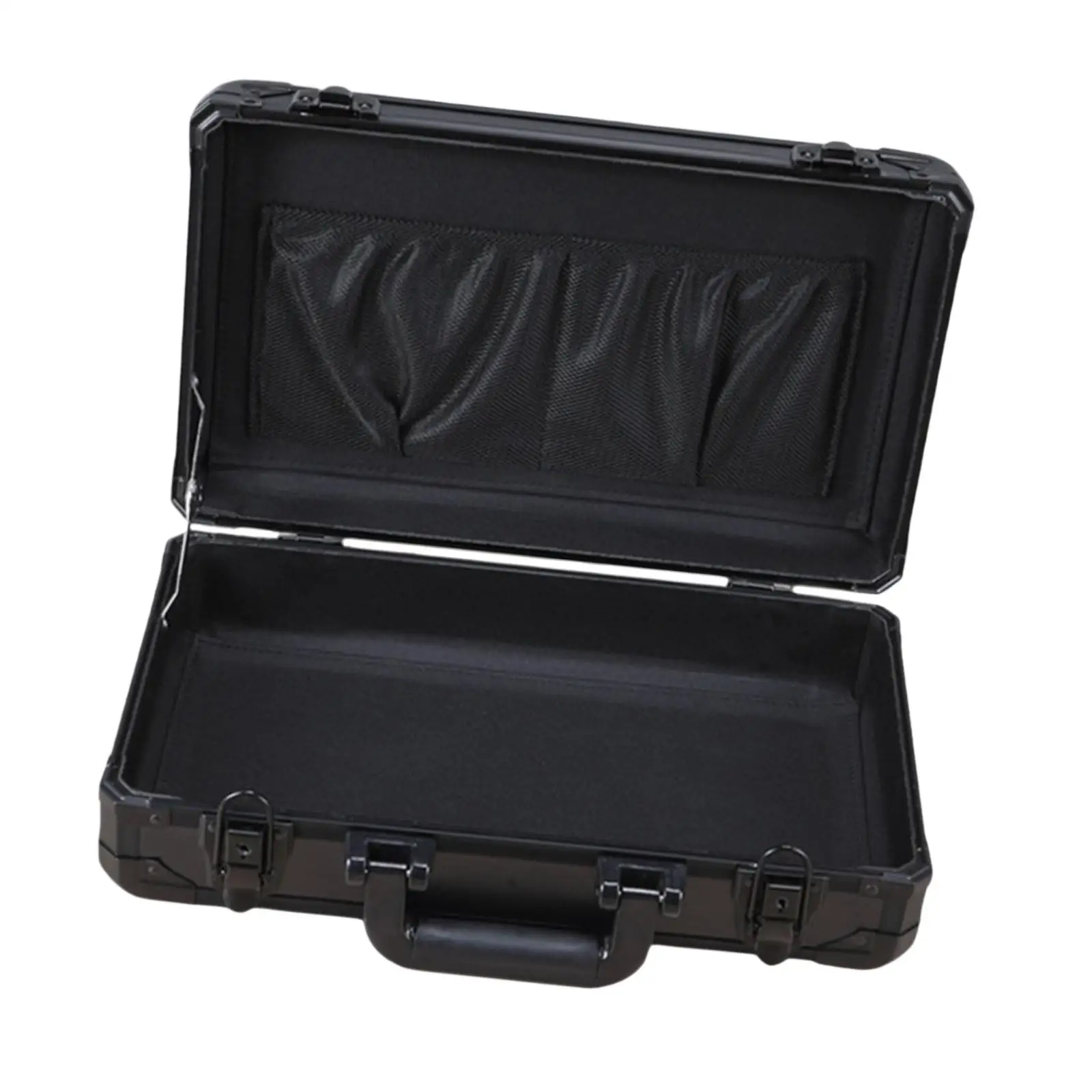 Portable Tool Box with Mesh Pocket Suitcase Protection Carrying Case Carry on Lockable for Equipment Travel Repair Tool