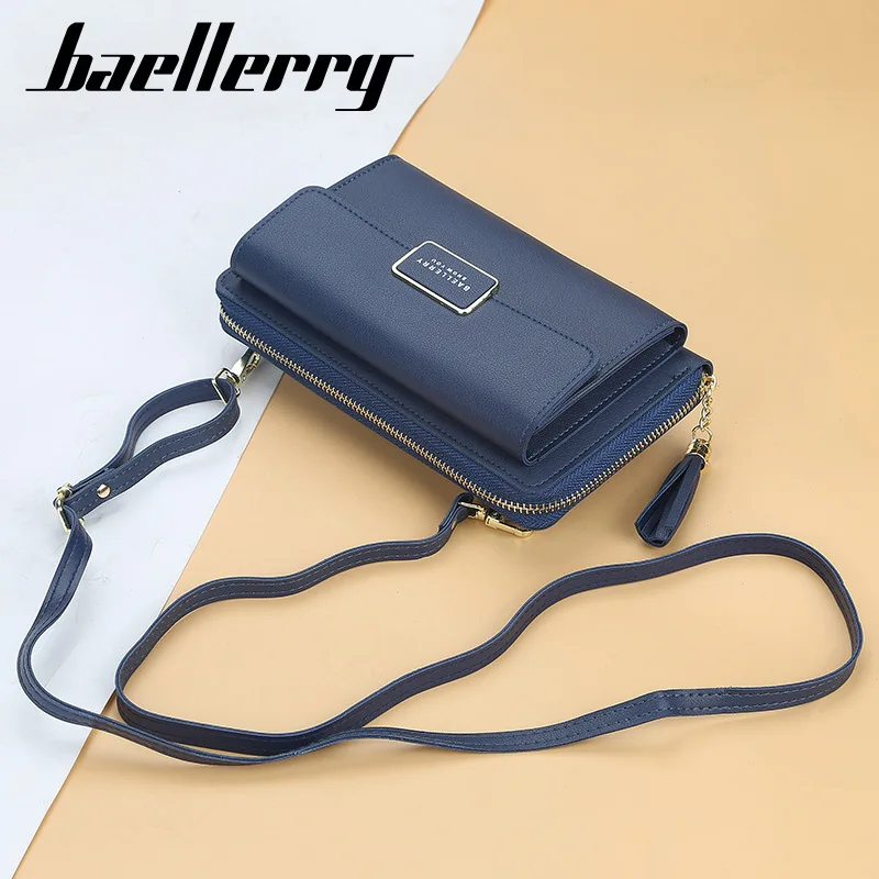 Baellerry Long Women Wallets Luxury Handbags Card Holder Big Capacity Zipper Female Purse Crossbody Women\'s Phone Bags