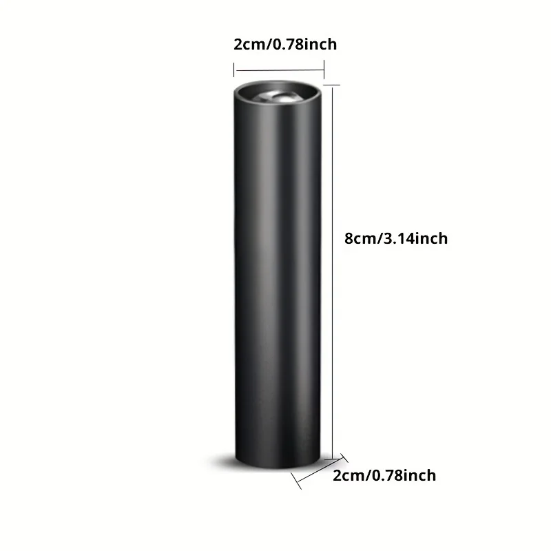 1/2PCS Mini Led Flashlight Q5 Zoom Focus Torch Lamp 400LM Built In Battery Waterproof Lamp Outdoor Camping Fishing Flashlight