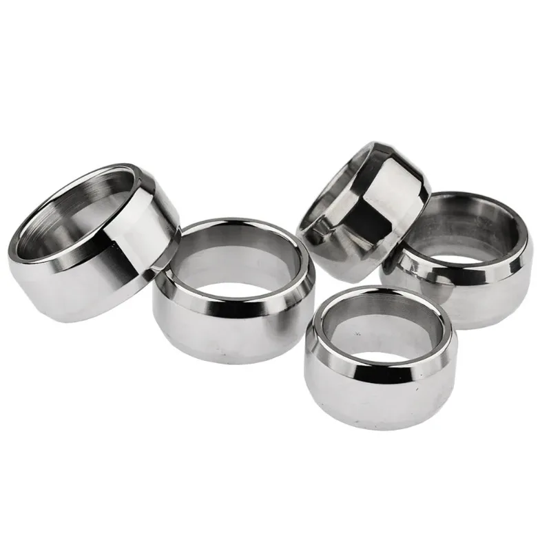 10 Sizes Stainless Steel Rings, for Men, Polished Reusable, Smooth Comfort Fit, Discreet Daily Wear Accessory, Personal Care Set