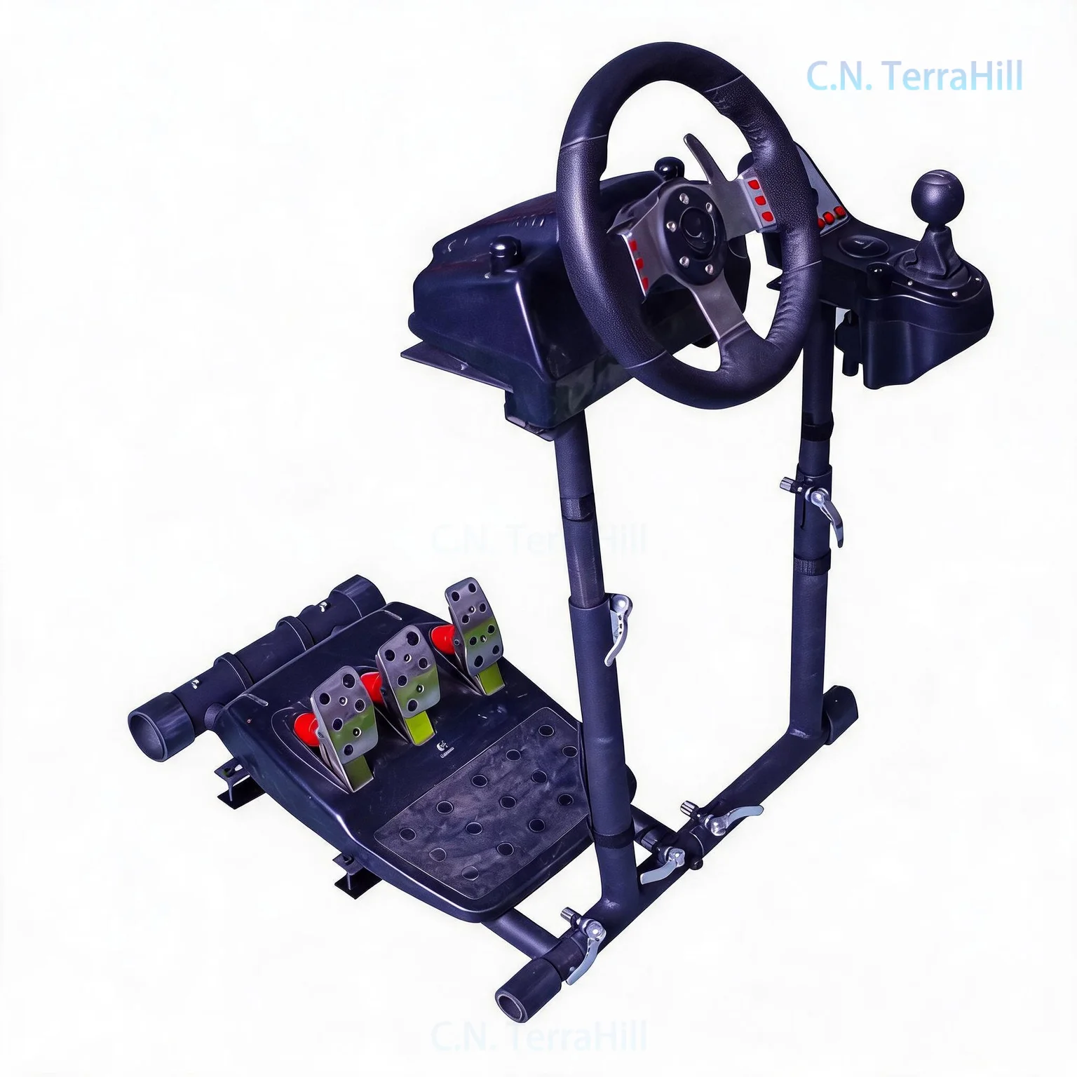 Racing Simulator Steering Wheel Stand with Gear Shaft Mount for G29 G27 T300 T500 Fanatec Wheel Base