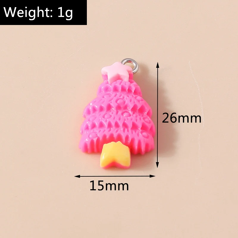 Leslie Gemischte 20-teilige Harz-Anhänger in Pink, Rot und Blau für Ohrringe, Halsketten, Blumen- und Herzanhänger, DIY-Schmuckzubehör im Großhandel – Detail 11