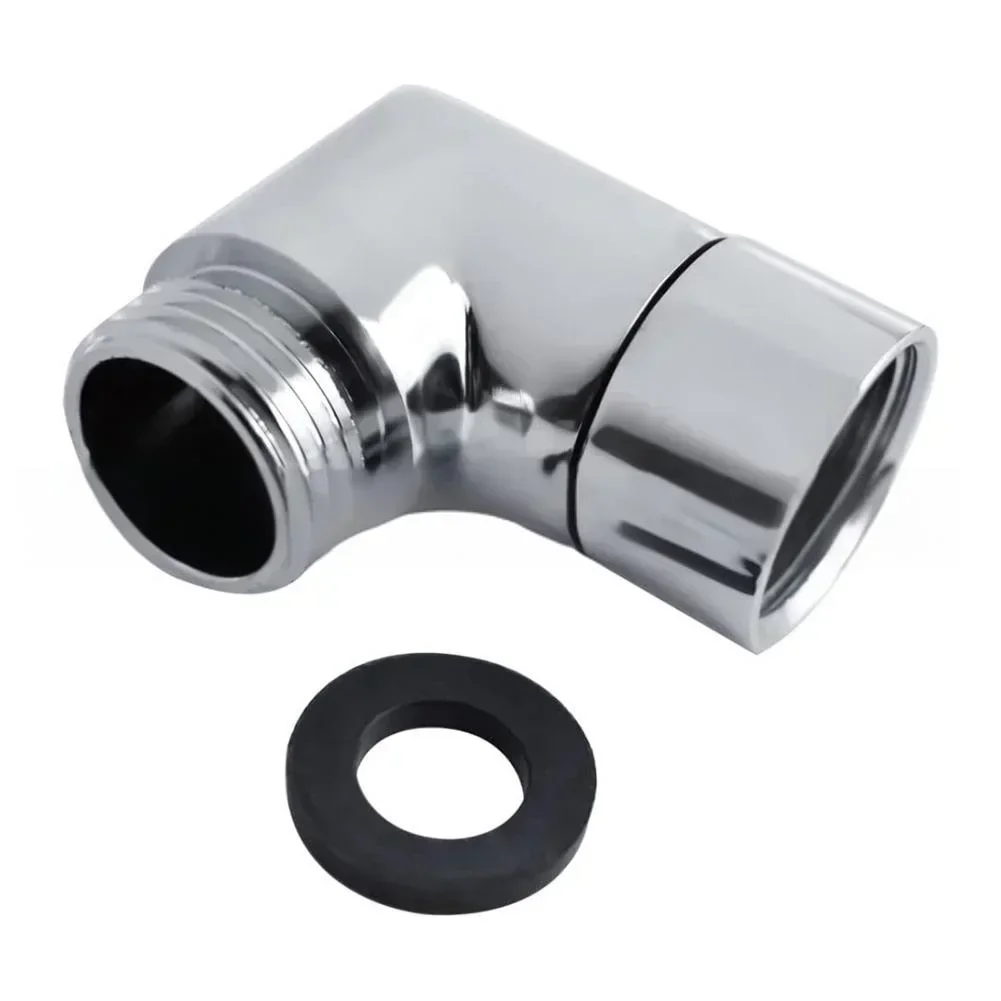 

Handhold Shower Extension Elbow Connector 90Degree Shower Head Elbow Adapter Home Hotel Bathroom Can Change Angle Dropship