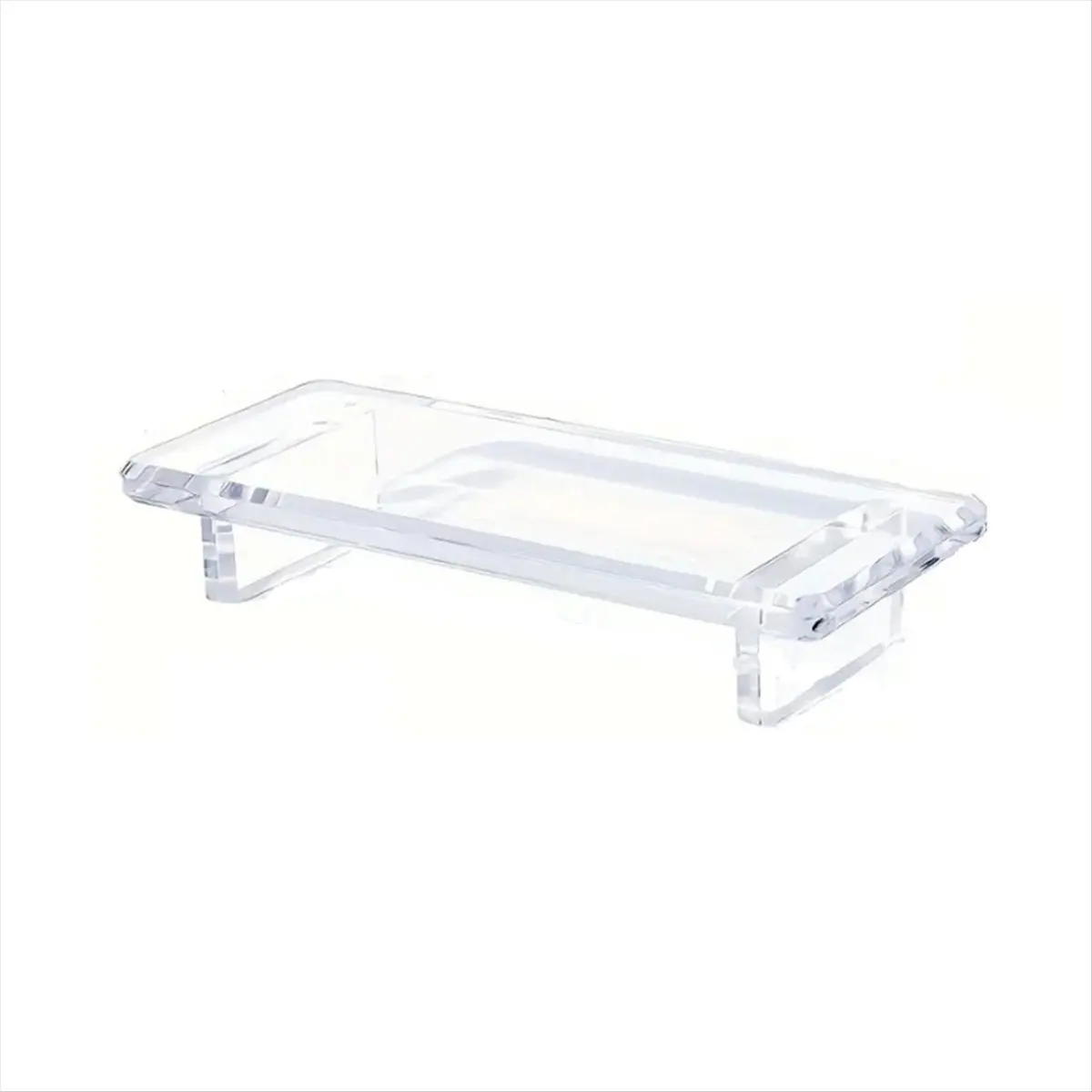 New Acrylic Bathroom Counter Tray: Water- Kitchen and Bathroom Tray Countertop Decor,Perfect for Soap Dish,Vanity