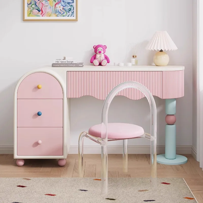 

Wooden Simple Vanity Table Dest Drawer Modern Space Saving Makeup Vanity Desk Bedroom Europa Coiffeuse De Chambre Furniture Home