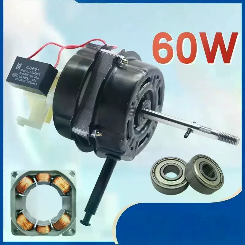 Electric Fan Motor Copper Wire Fan Motor 220V Dual Ball Bearing High-Speed Motor For Table Fan Floor Fan Motor