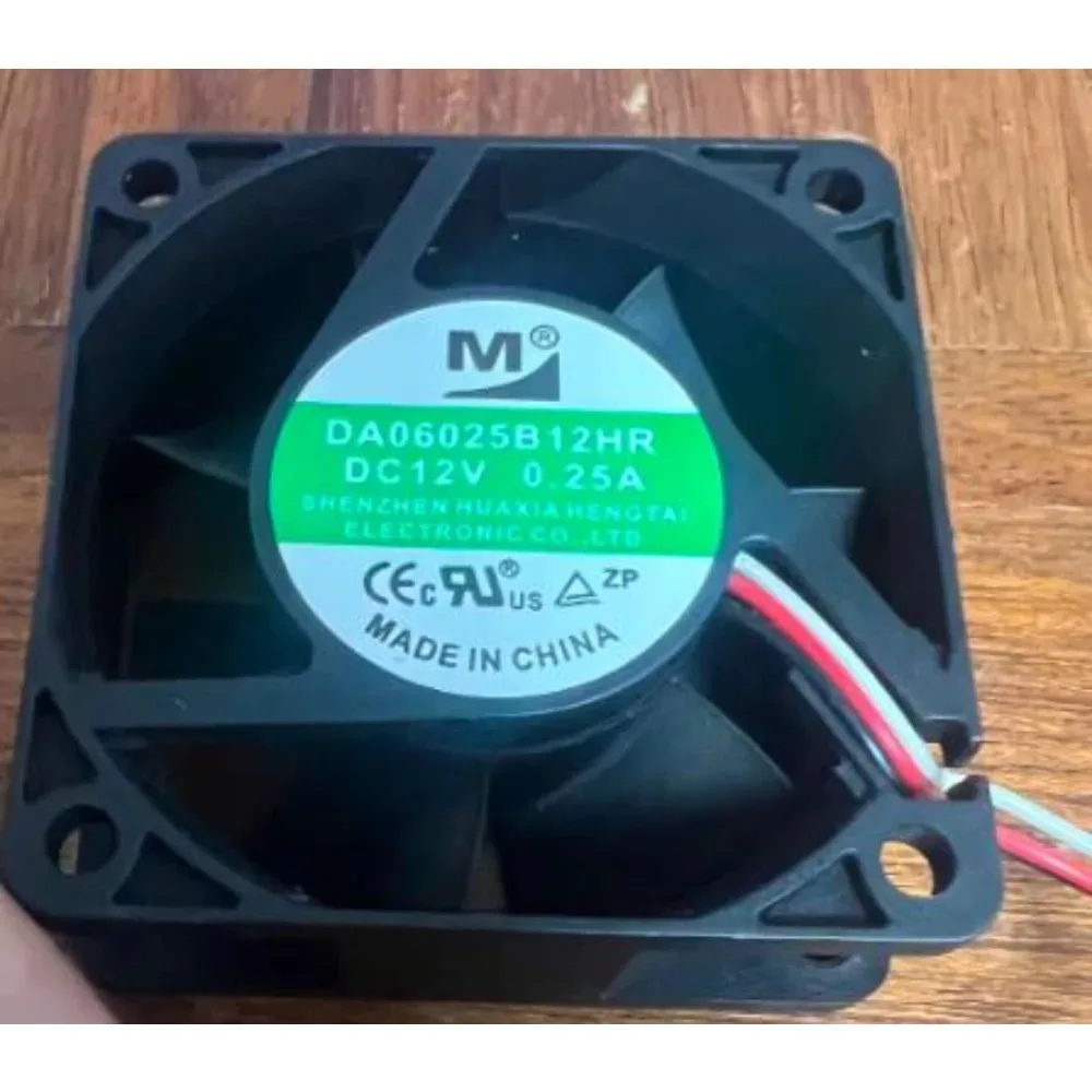 New Laptop Cooling Fan For DA06025B12HR 6025 6CM Cooler Radiator Fan DC12V 0.25A 3-wire 60×60×25mm