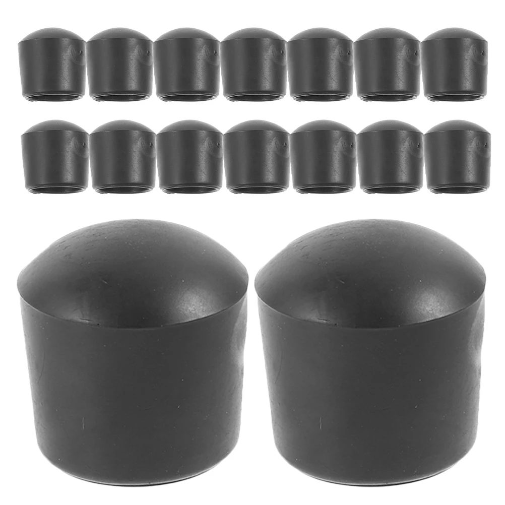 16 Pcs End Caps PVC Table Accessories 16mm Diameter Foosball End Caps Rod Covers Safety Plug Football Table Parts