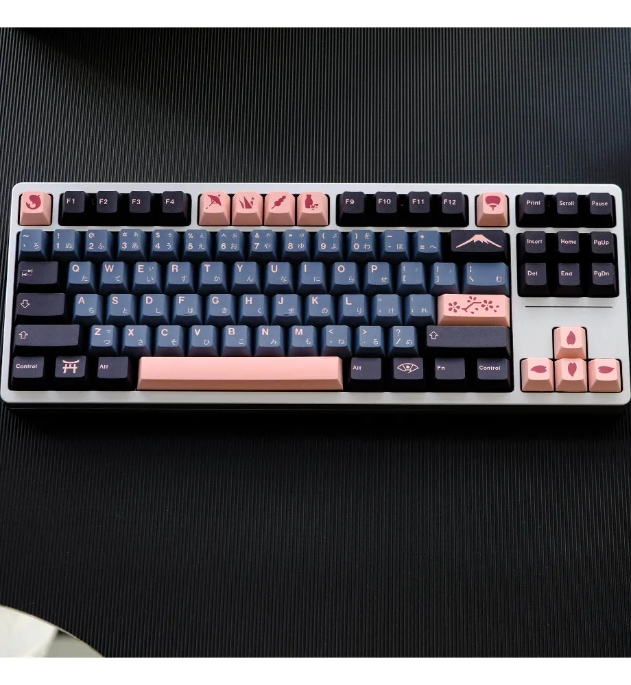Keycap personality sublimation process is suitable for a variety of mechanical keyboards Nightingale keycap 129 key PBT material
