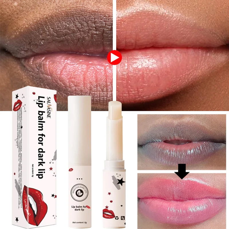 Lippen balsam zur Entfernung dunkler Lippen feuchtigkeit spendende Aufhellung Melanin White ning praller extrem glänzend rosa Lippen Hautpflege für Männer Frauen