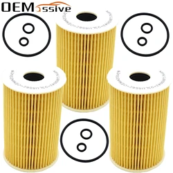 3x Oil Filter For Audi A1 A3 A4 A5 A6 Q3 Q5 TT 2008 2009 2010 2011 2012 2013 2014 2015 2016 2017 2018 1598cc 1968cc 1.6 2.0 TDI