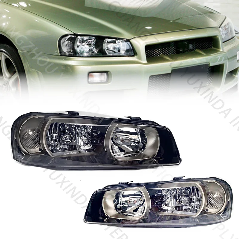 

Оригинальная фара, подходящая для Nissan Skyline 5-го поколения R34 GTR GT-R 1999-2002, фара 99-02 2003-2007
