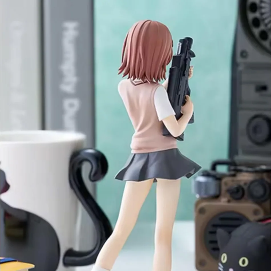 โมเดลฟิกเกอร์อนิเมะ PVC มิซากะ มิโคโตะ, เรลกัน, มิซากะ, มิโคโตะ, ชิก้า, ของสะสม, ของเล่นอนิเมะ, 17 ซม.