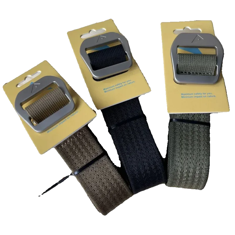 Klattermusen Outdoor Sports Elastic Tactical Functional Belt Nylon Metal Button Head Non-Hole