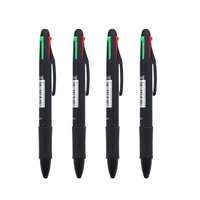 4 Pieces 4 In 1 MultiColor Pen Creative Ballpoint Pen Retractable Ballpoint Pens Multifunction Pen For Marker Writing Stationery