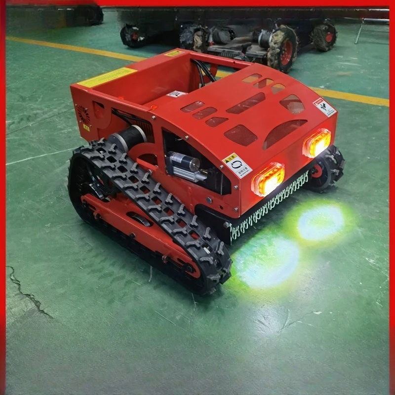 Intelligent Remote Control Lawn Mower Fully Automatic Crawler-type Orchard Lawn Mower Small Self-propelled Equipment Tosaerba JT