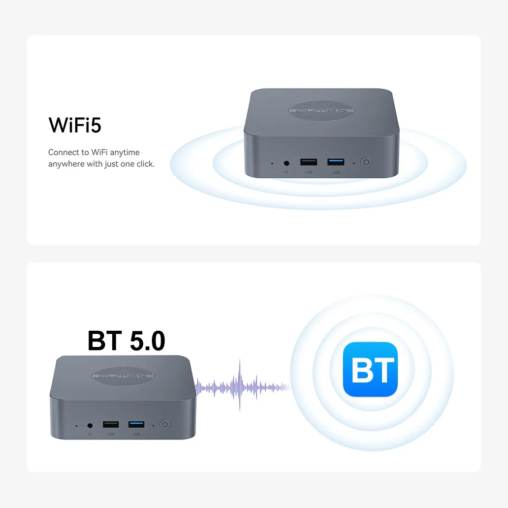Oumax-ミニデスクトップ,Intel n95,8GB, 256GB,最大n100,16GB, 500GB,デュアルLAN 1000m,s12 pro,b4 plus,gk3v静かで新しい