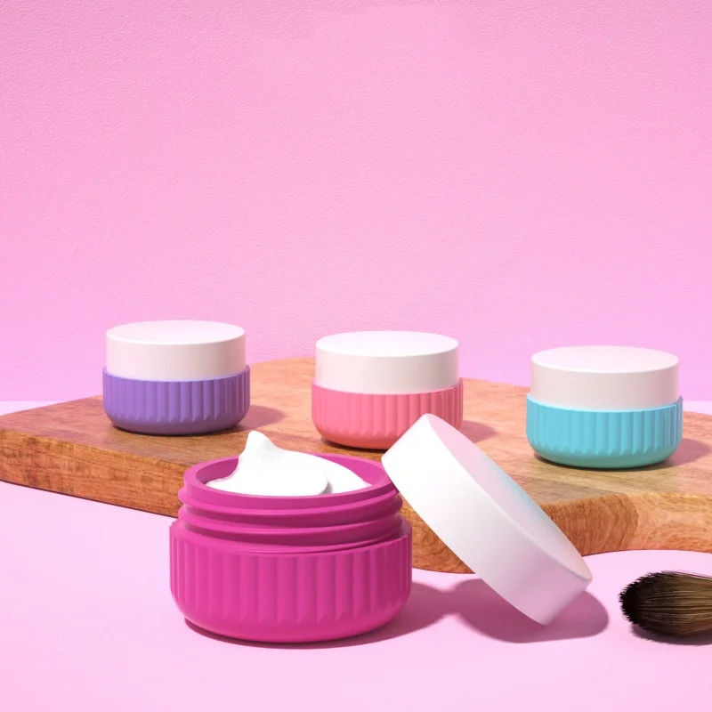 4 個 30/50 ミリリットルシリコーントラベルボトルアクセサリーポータブル BPA フリー漏れ防止絞り可能なサイズの容器旅行必需品セット