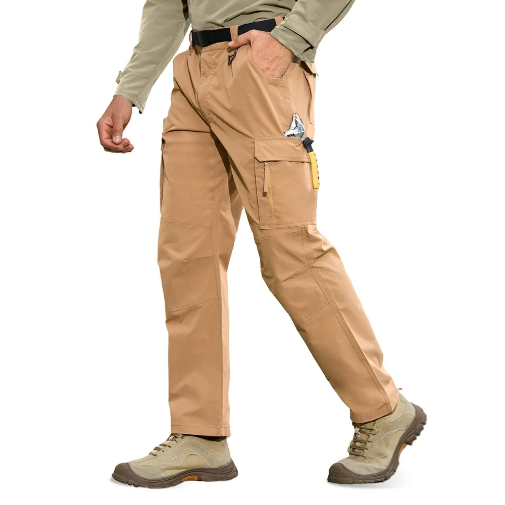 Spring Outdoor Workwear Hiking Trousers New Tactical Work Pants Men Outdoor Cargo Trousers Multi-pocket Waterproof Pant Autumn