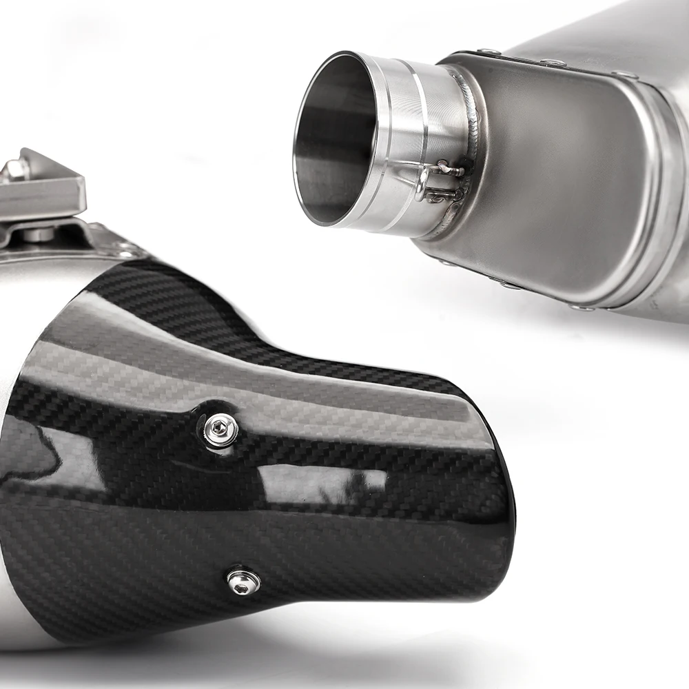 Underbody Full exhaust System Motorcycle exhaust Front Link Pipe Muffler 2019-2022 For HONDA CB650R - Image 4