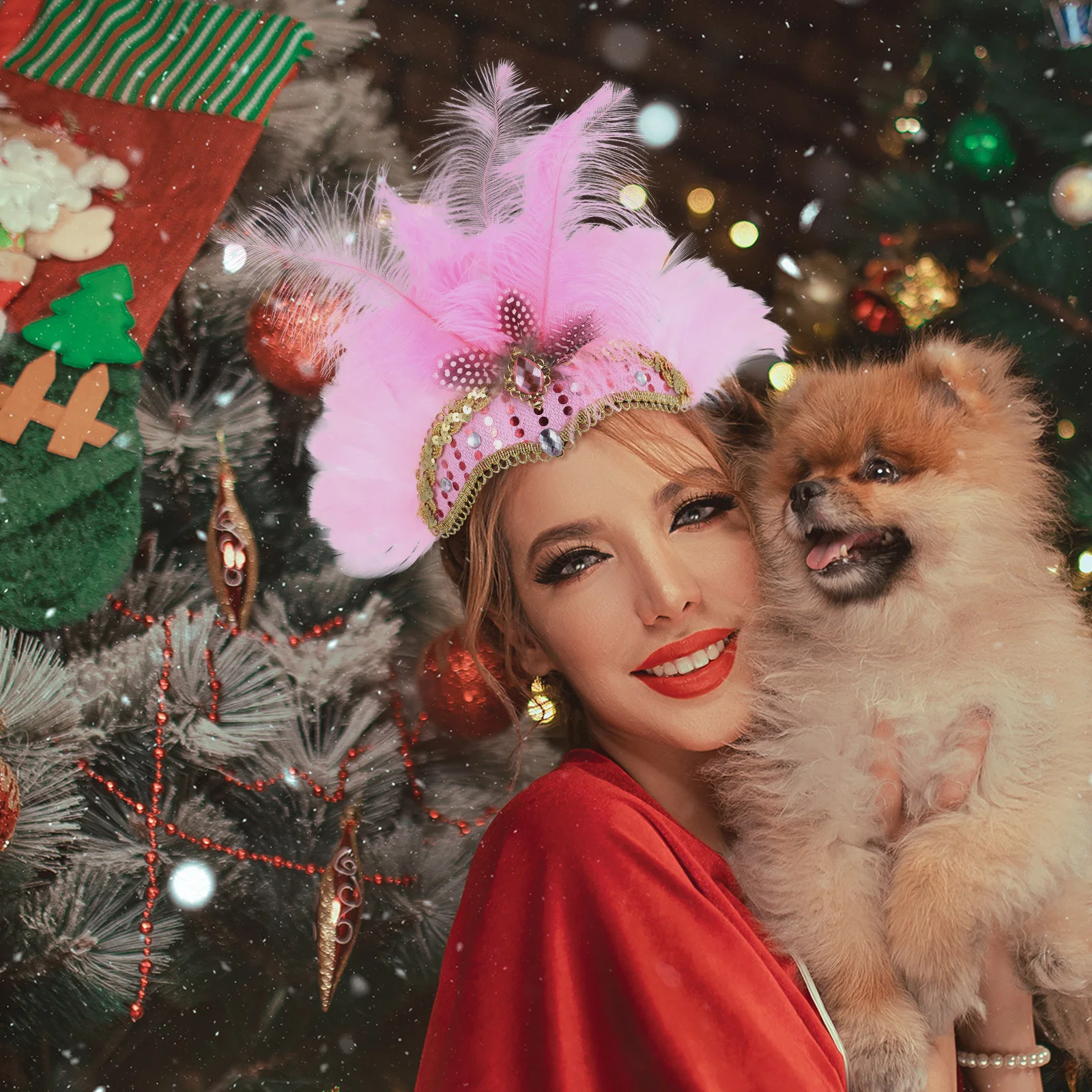 Helle Farbe Kopfschmuck Mode Maskerade Party Hochzeit Karneval Cosplay Kostüm Zubehör für Frauen Männer Teenager Dekor