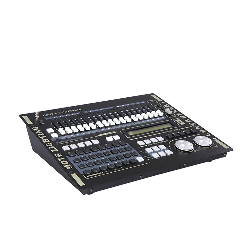 Professional DJ Stage Lighting DMX Controller Super Pro 512 Console DMX512/1990 Standard Light Controller for Disco Party Beam