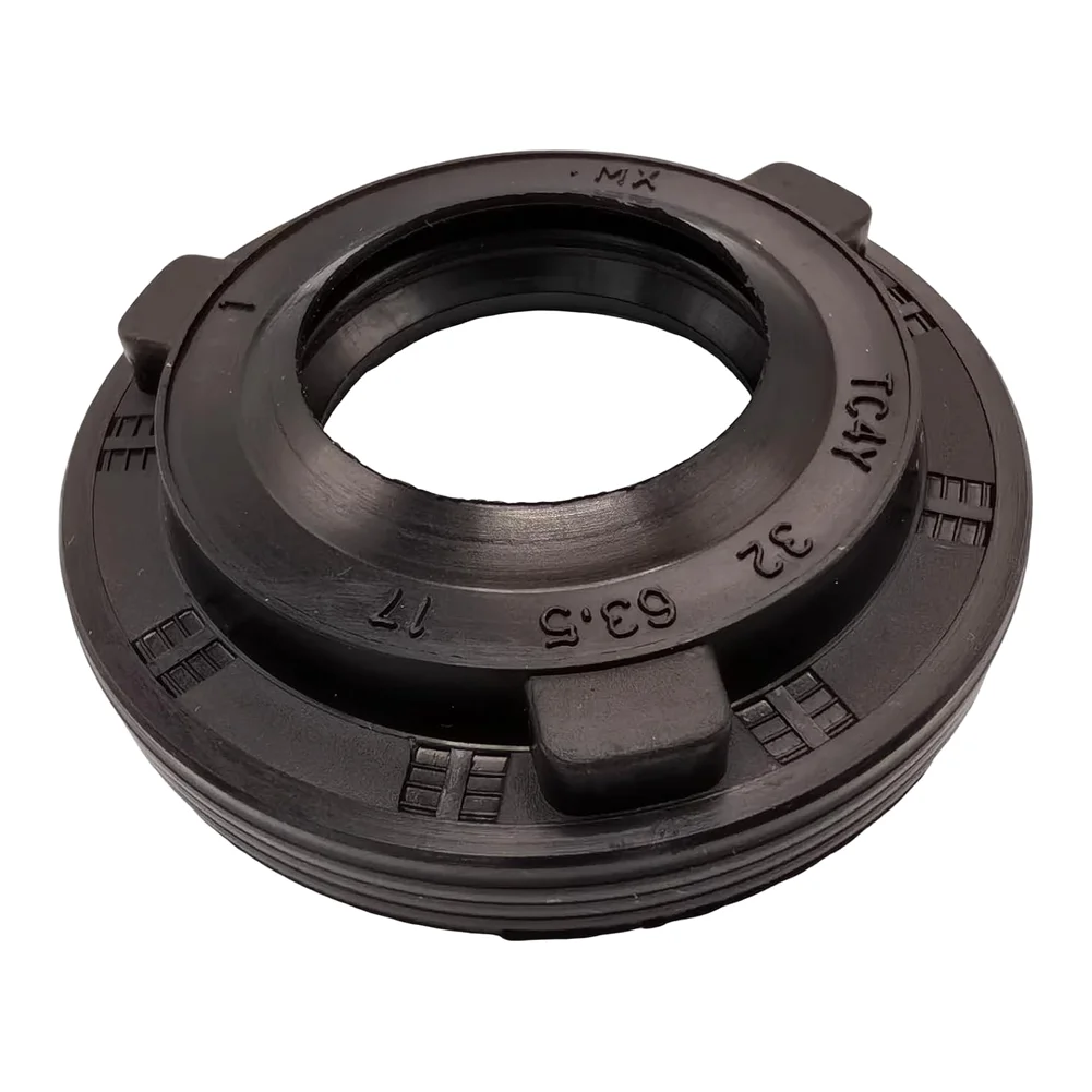 Washing Machine Door Seal Gasket Replacement WH02X10383 for Compatible Models WH02X10032 WH02X1196 Rubber Black 6.35x6.35cm