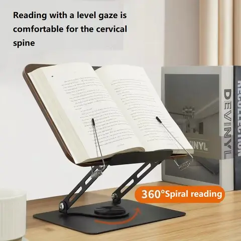Support De Lecture Livre Rests Book Clamp Reading Stand Reading Book Support Stand for Lying Down Transparent Book Stand YDJ01